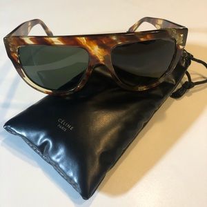 CELINE Acetate Aviator Sunglasses